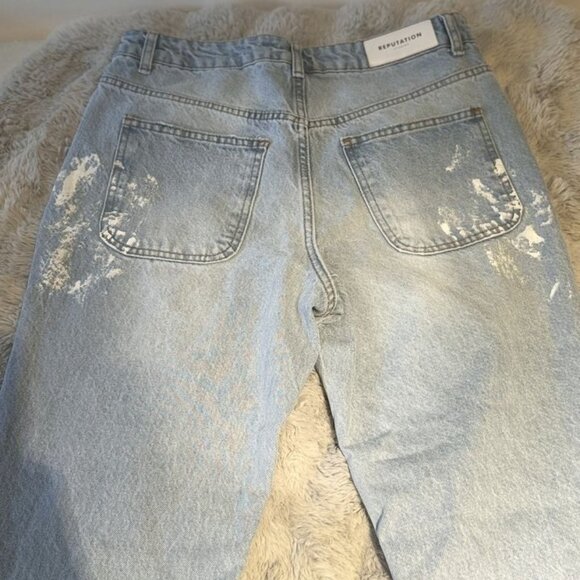 Reputation Studio Jean Flare Black , Flare Blue and Thrashed Jeans - Picture 4 of 10